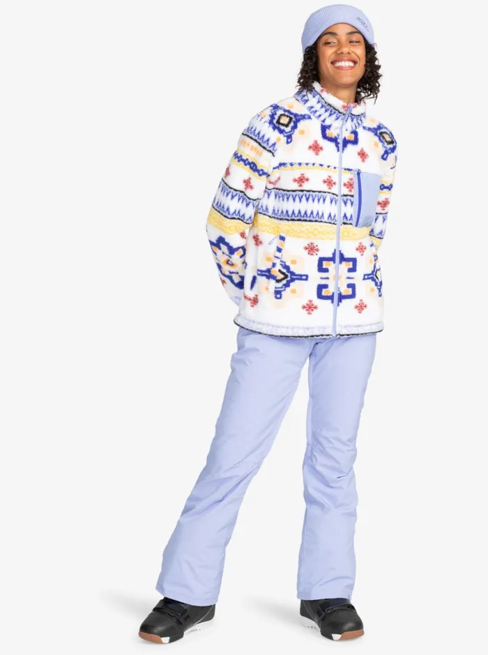 Roxy Fleece and Softshells Alabama Technical Fleece Bright White Chandail 8211 Women
