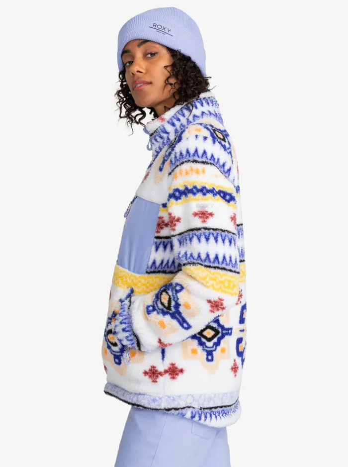 Roxy Fleece and Softshells Alabama Technical Fleece Bright White Chandail 8211 Women