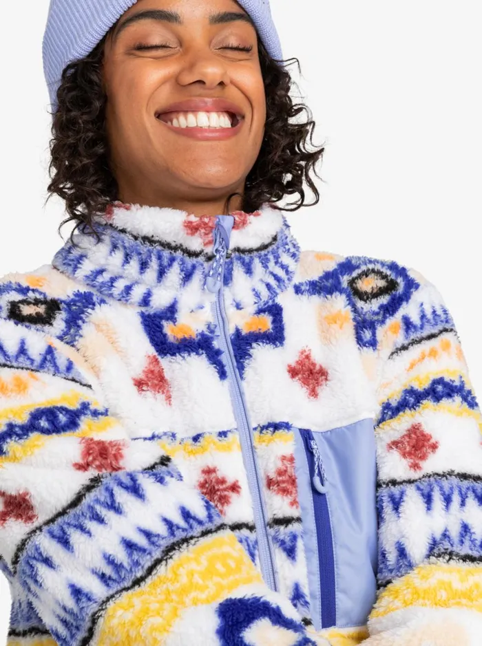Roxy Fleece and Softshells Alabama Technical Fleece Bright White Chandail 8211 Women