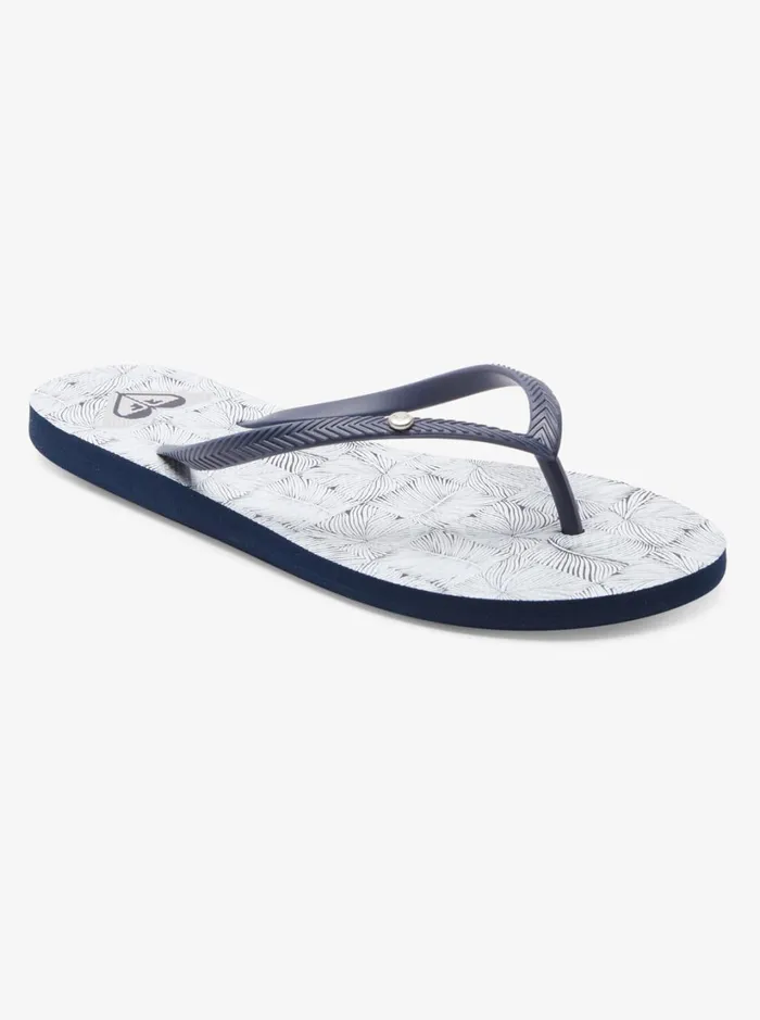 Roxy Flip Flops Bermuda Sandals Navy White 8211 Women