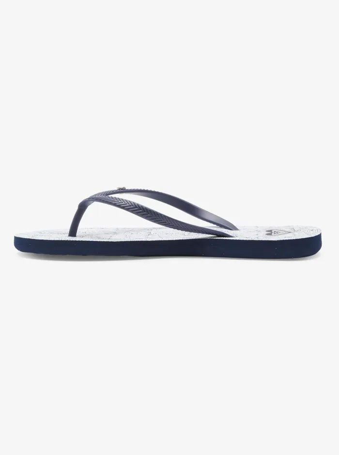 Roxy Flip Flops Bermuda Sandals Navy White 8211 Women