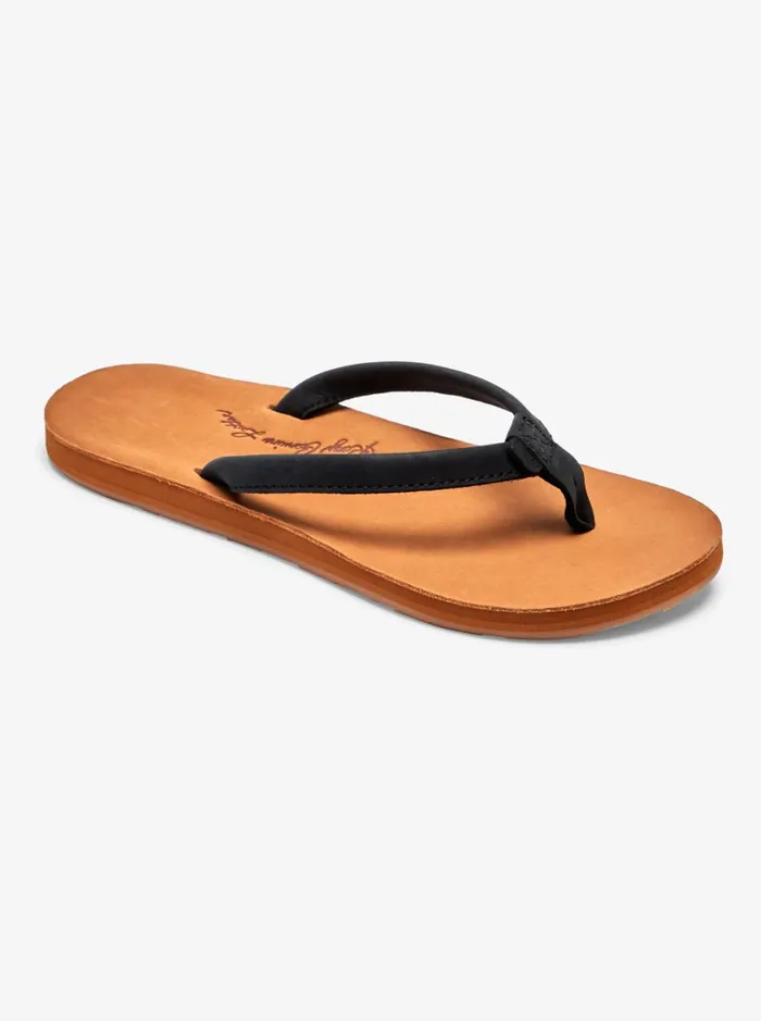 Roxy Flip Flops Lorraine Slim Sandals Black 8211 Women