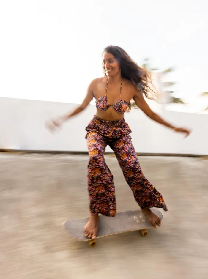 Roxy Pants and Jeans Forever And A Day Lightweight Pants Anthracite Floral Daze 8211 Women