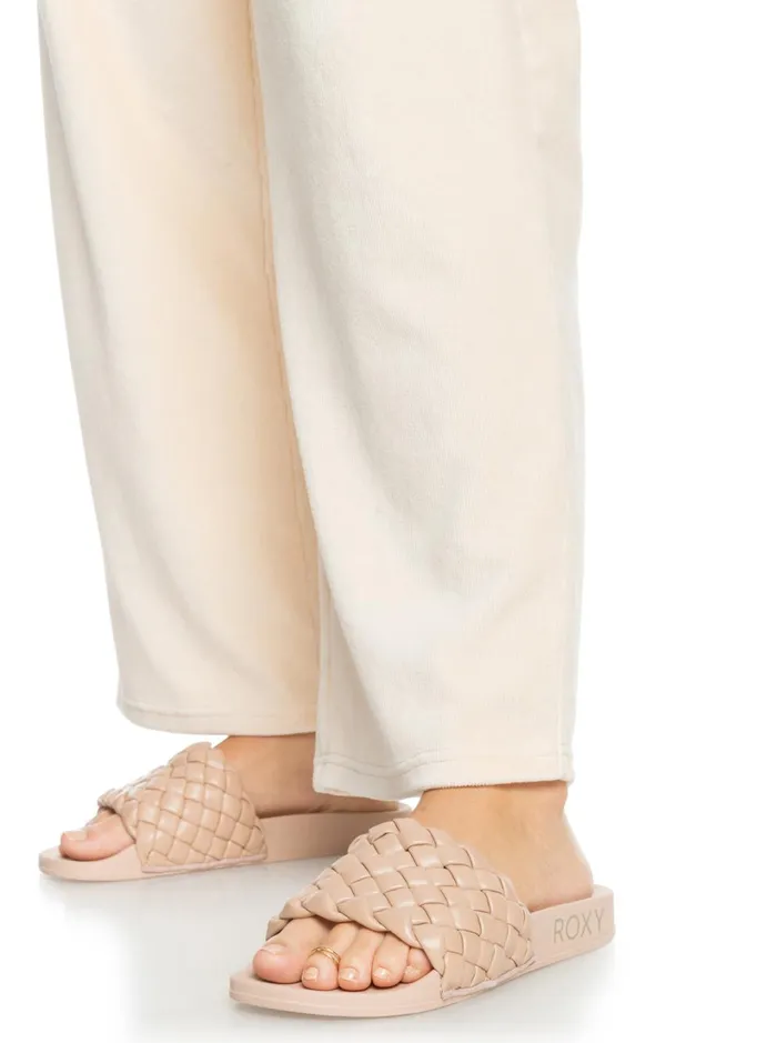 Roxy Sandals Slippy Puff Sandals Tan 8211 Women