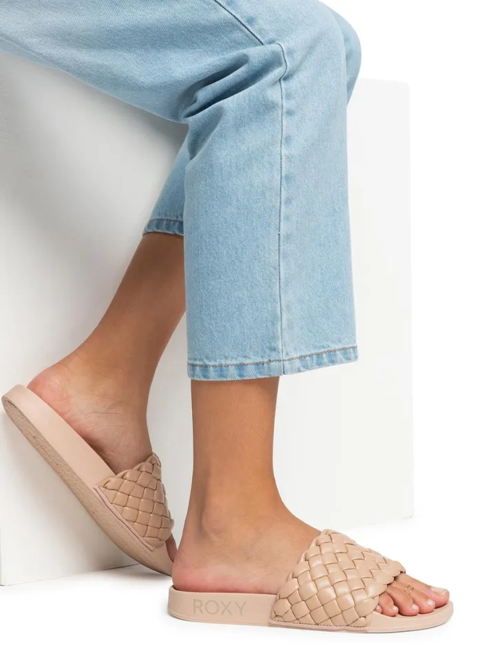 Roxy Sandals Slippy Puff Sandals Tan 8211 Women