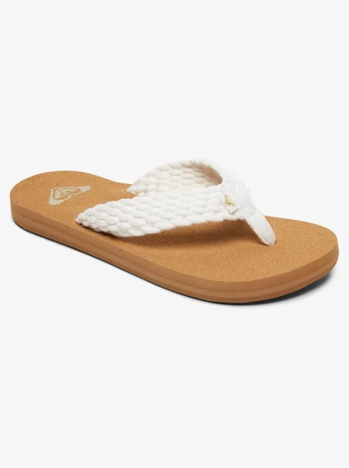 Roxy Shoes and Sandals Girl039s 416 Porto Sandals Cream 8211 Women