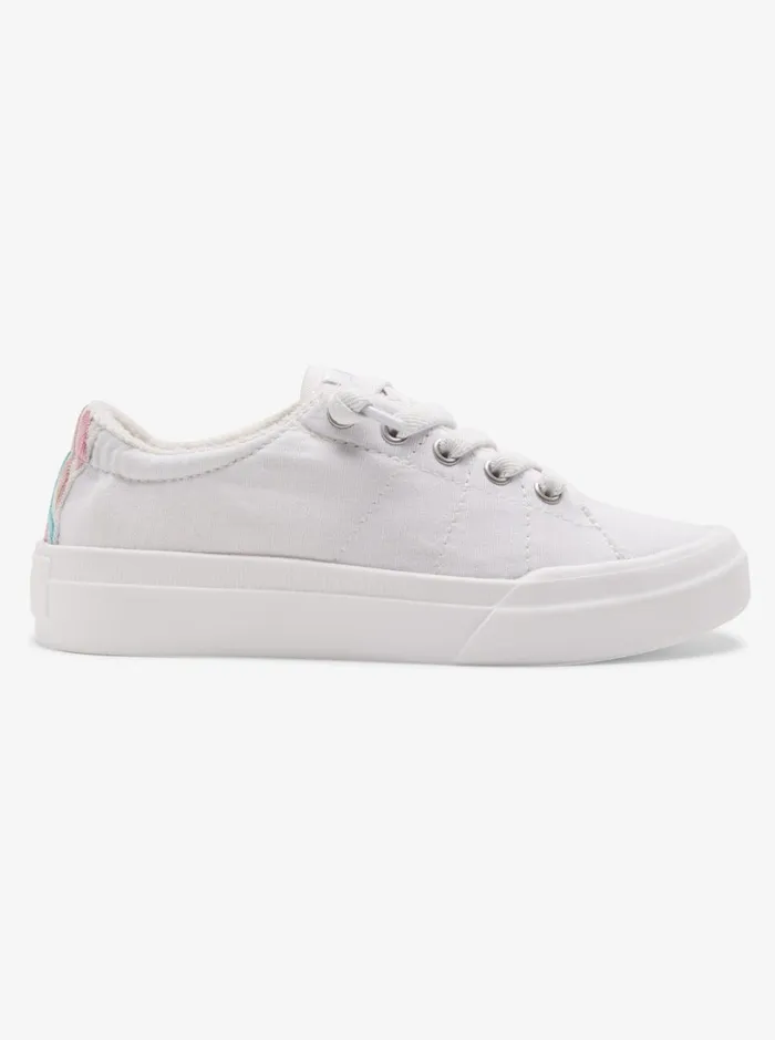 Roxy Shoes and Sandals Girl039s 416 Roxy Rae Direct Attach Shoe White 8211 Women