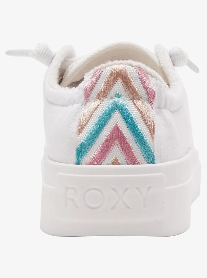 Roxy Shoes and Sandals Girl039s 416 Roxy Rae Direct Attach Shoe White 8211 Women