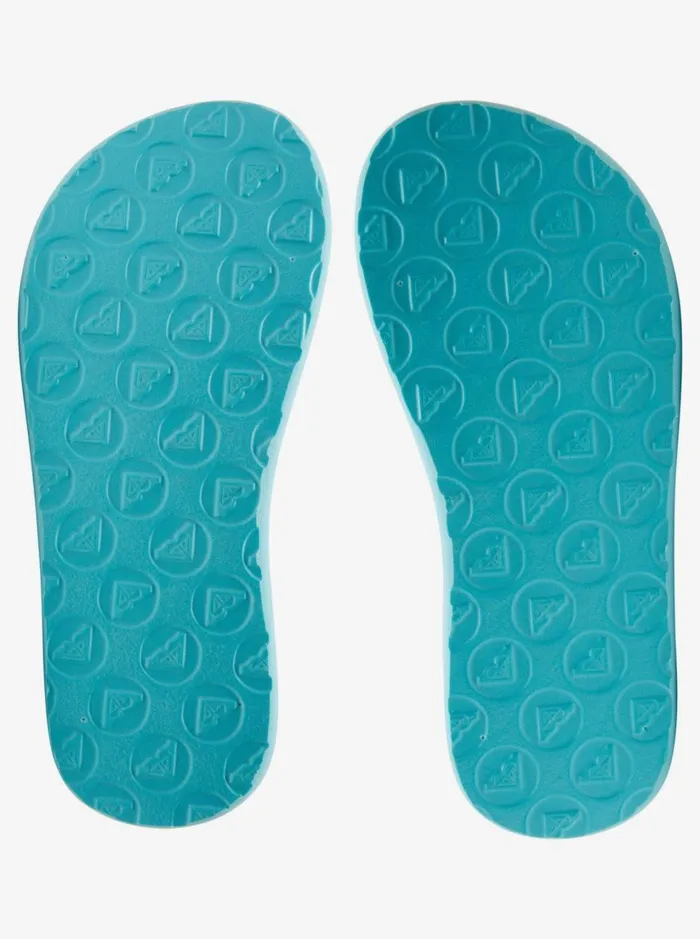 Roxy Shoes and Sandals Girl039s 416 Vista FlipFlops Light Blue 8211 Women
