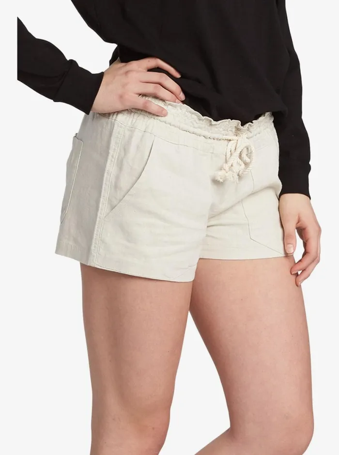 Roxy Shorts Oceanside Elasticized Shorts Stone 8211 Women