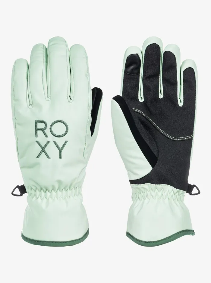 Roxy Snow Accessories Freshfield Technical SnowboardSki Gloves Cameo Green 8211 Women