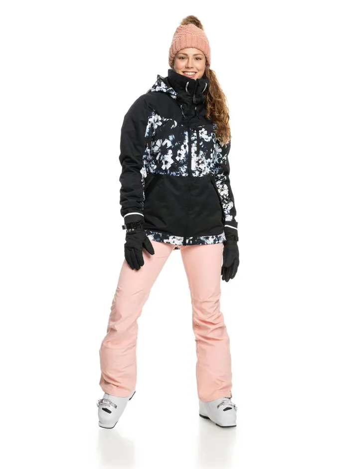 Roxy Snow Accessories Roxy Jetty Solid Insulated SnowboardSki Gloves True Black 8211 Women