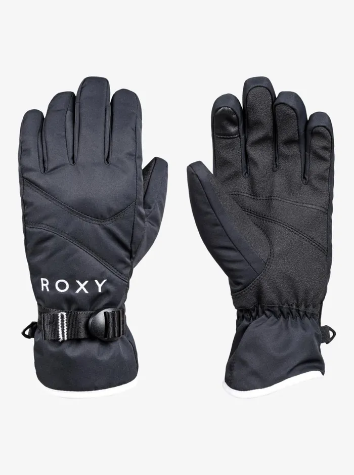 Roxy Snow Accessories Roxy Jetty Solid Insulated SnowboardSki Gloves True Black 8211 Women