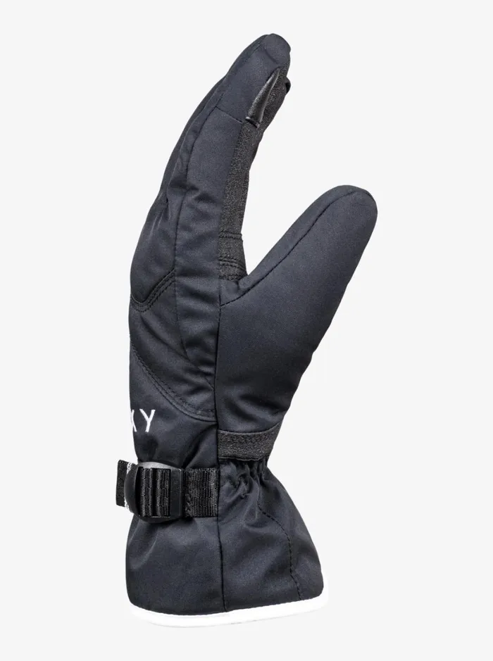 Roxy Snow Accessories Roxy Jetty Solid Insulated SnowboardSki Gloves True Black 8211 Women