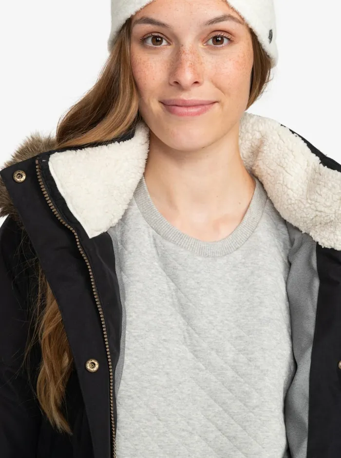 Roxy Snow Jackets Ellie Longline Winter Jacket True Black 8211 Women