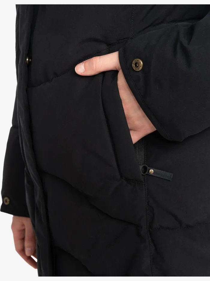 Roxy Snow Jackets Ellie Longline Winter Jacket True Black 8211 Women