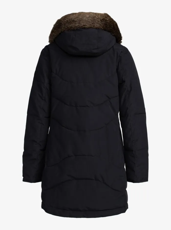 Roxy Snow Jackets Ellie Longline Winter Jacket True Black 8211 Women
