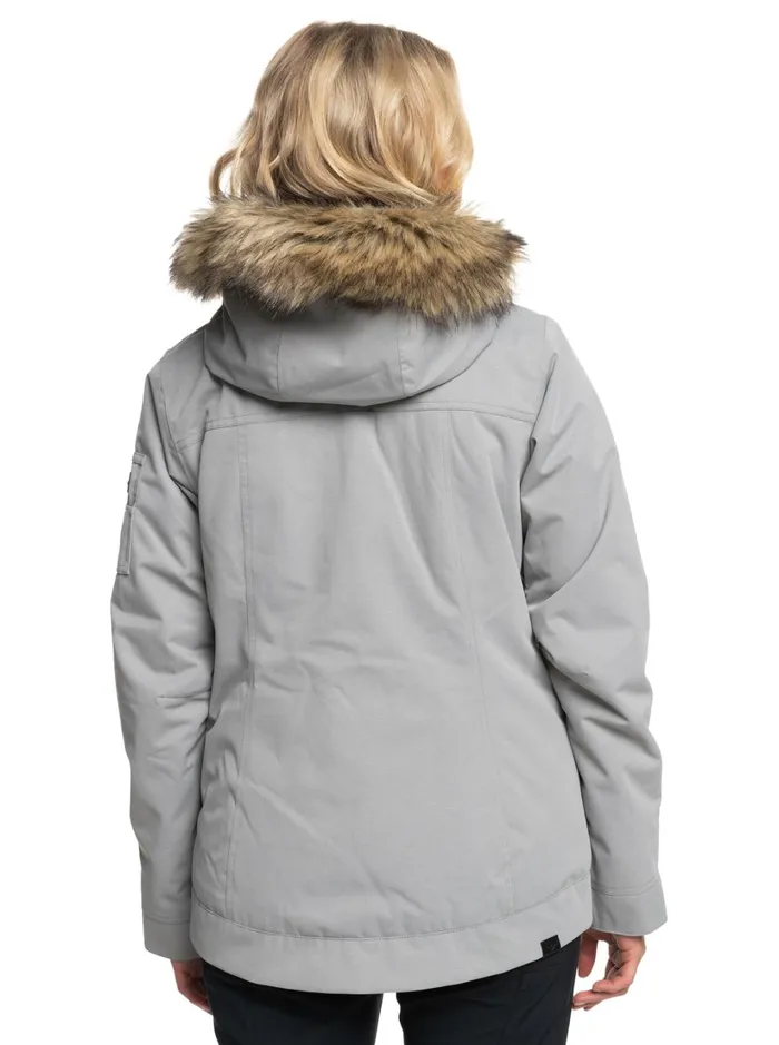 Roxy Snow Jackets Meade Technical Snow Jacket Heather Grey 8211 Women