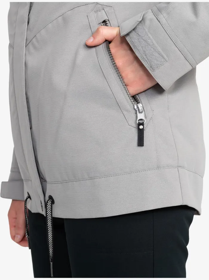 Roxy Snow Jackets Meade Technical Snow Jacket Heather Grey 8211 Women