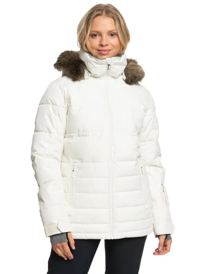 Roxy Snow Jackets Quinn Technical Snow Jacket Egret 8211 Women