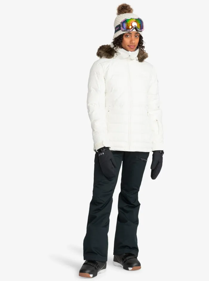 Roxy Snow Jackets Quinn Technical Snow Jacket Egret 8211 Women