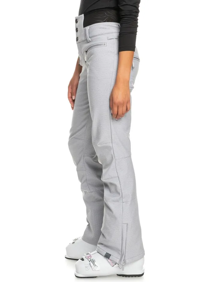 Roxy Snow Pants Rising High Shell Snow Pants Heather Grey 8211 Women