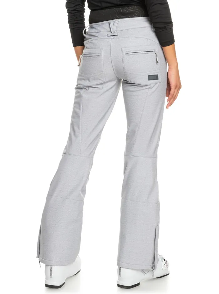 Roxy Snow Pants Rising High Shell Snow Pants Heather Grey 8211 Women
