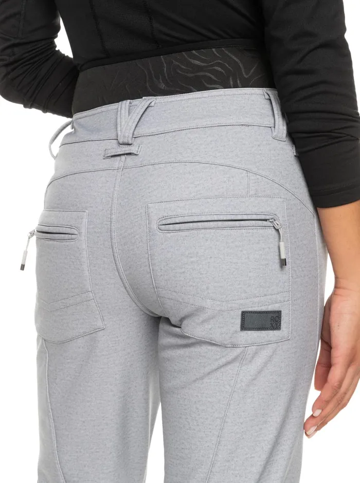 Roxy Snow Pants Rising High Shell Snow Pants Heather Grey 8211 Women