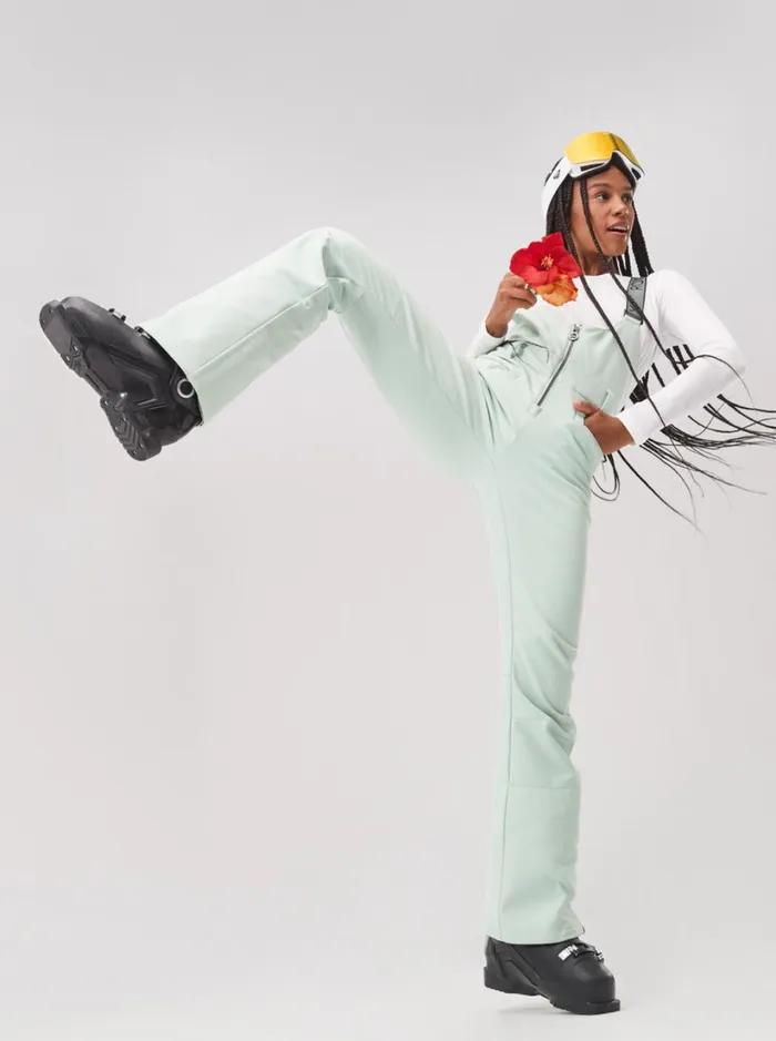 Roxy Snow Pants Summit Technical Snow Bib Pants Cameo Green 8211 Women