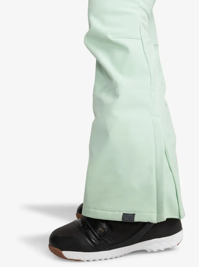 Roxy Snow Pants Summit Technical Snow Bib Pants Cameo Green 8211 Women