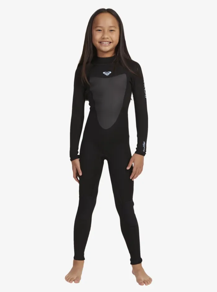 Roxy Surf Girl039s 816 32mm Prologue Back Zip Wetsuit Black 8211 Women