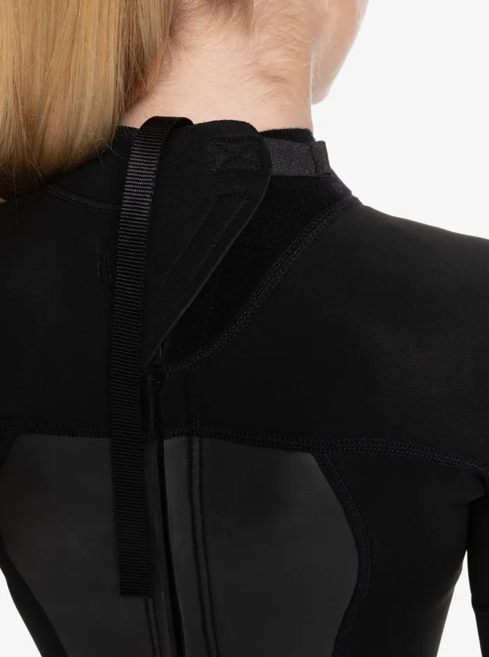 Roxy Surf Girl039s 816 32mm Prologue Back Zip Wetsuit Black 8211 Women