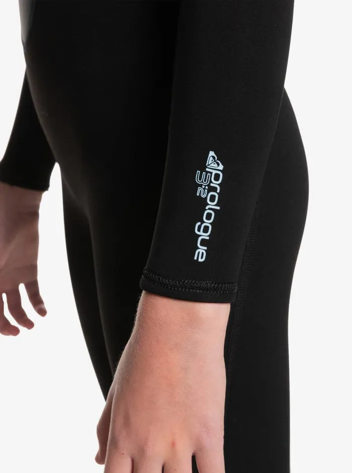 Roxy Surf Girl039s 816 32mm Prologue Back Zip Wetsuit Black 8211 Women