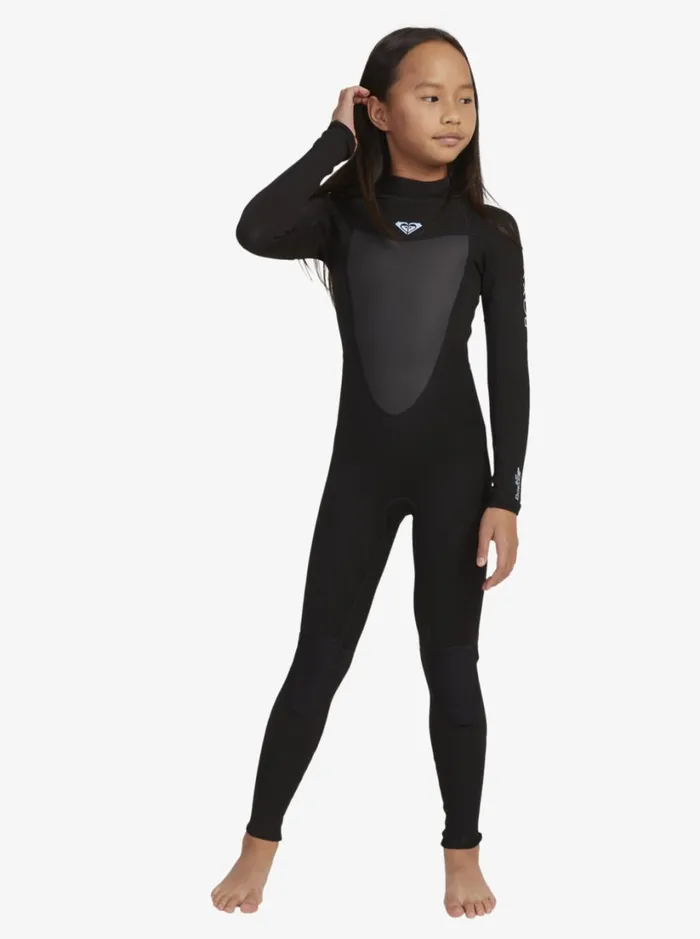 Roxy Surf Girl039s 816 32mm Prologue Back Zip Wetsuit Black 8211 Women