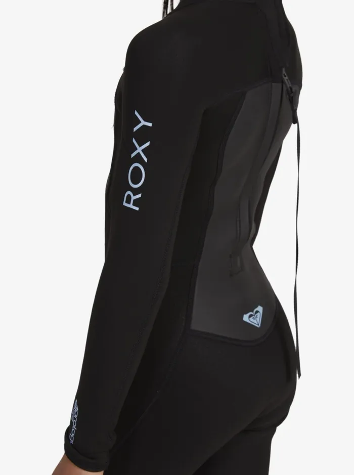 Roxy Surf Girl039s 816 32mm Prologue Back Zip Wetsuit Black 8211 Women
