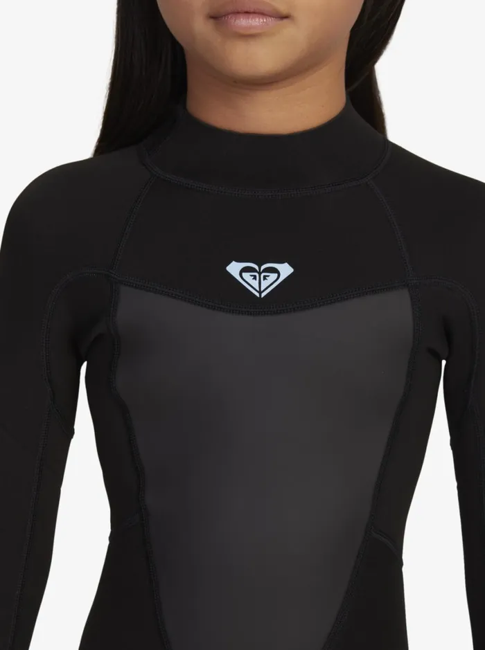 Roxy Surf Girl039s 816 32mm Prologue Back Zip Wetsuit Black 8211 Women