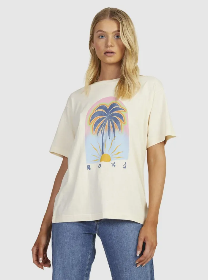 Roxy Tees and Tanks To The Sun TShirt Natural 8211 Women