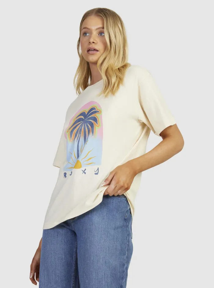 Roxy Tees and Tanks To The Sun TShirt Natural 8211 Women