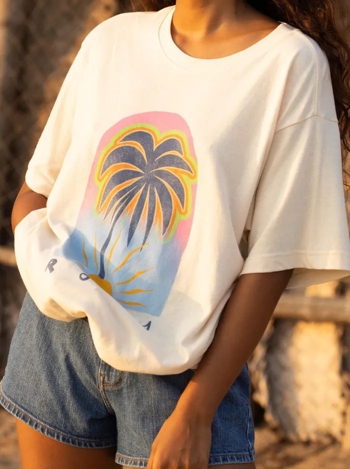 Roxy Tees and Tanks To The Sun TShirt Natural 8211 Women