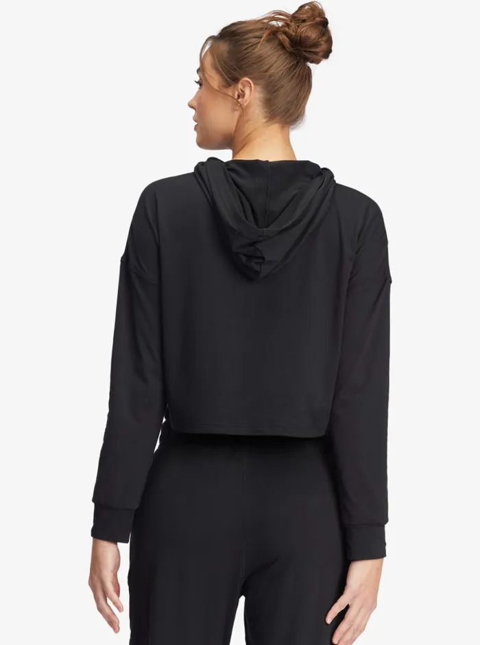 Roxy Tops Sun Might Shine Long Sleeve Hooded TShirt Anthracite 8211 Women