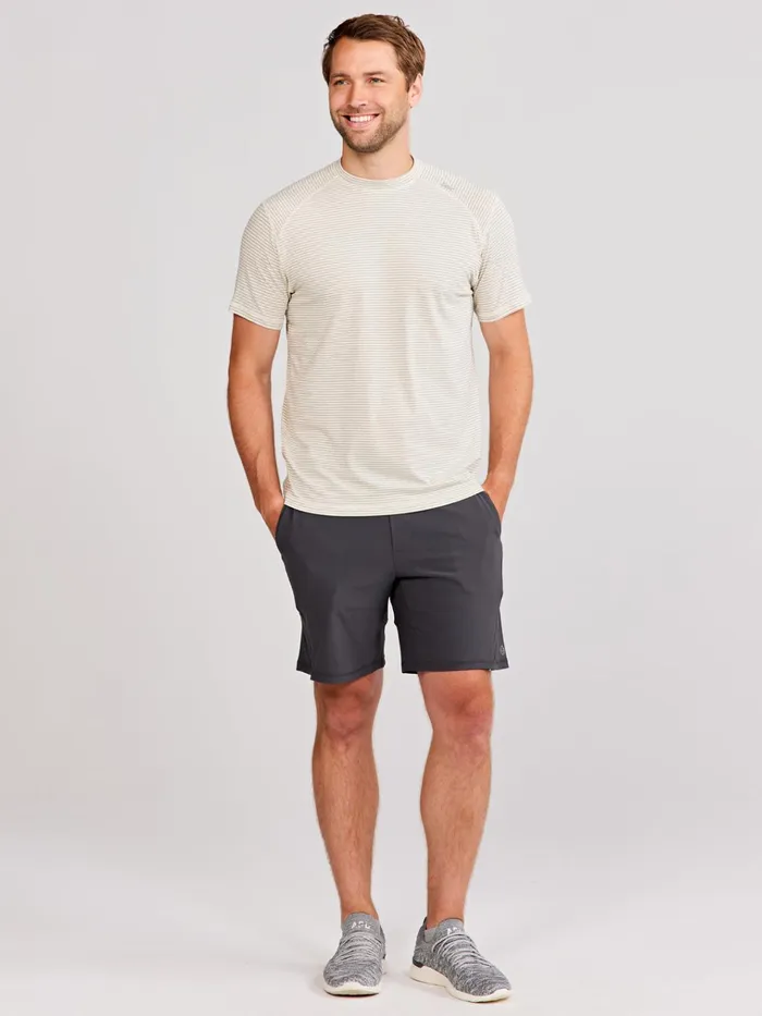 Running Training Men Tasc Performance Carrollton Fitness TShirt 8211 Mini Stripe
