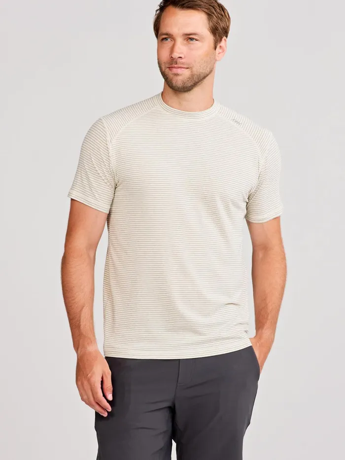 Running Training Men Tasc Performance Carrollton Fitness TShirt 8211 Mini Stripe