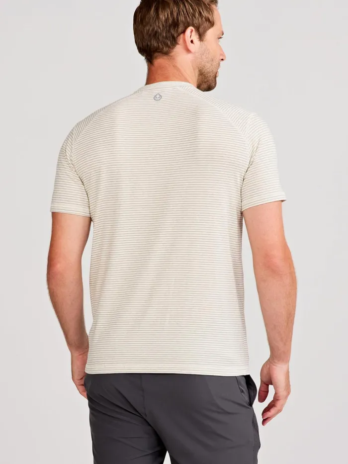 Running Training Men Tasc Performance Carrollton Fitness TShirt 8211 Mini Stripe