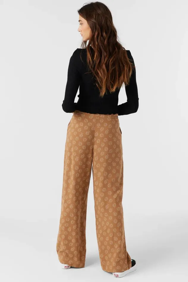 RYLAN VALLEY FLORAL BEACH PANTS Tobacc Brw Women O039NEILL Clothing