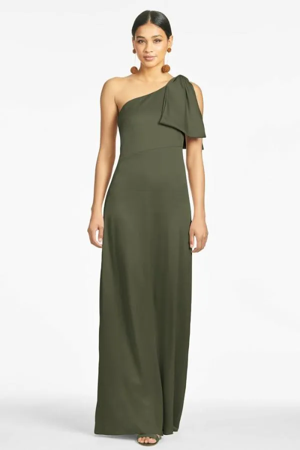 Sachin and Babi Chelsea Gown 8211 Moss Green Moss Green Women Plus Sizes
