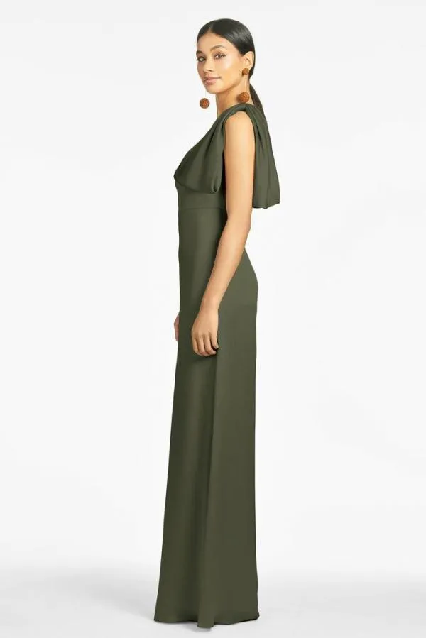 Sachin and Babi Chelsea Gown 8211 Moss Green Moss Green Women Plus Sizes