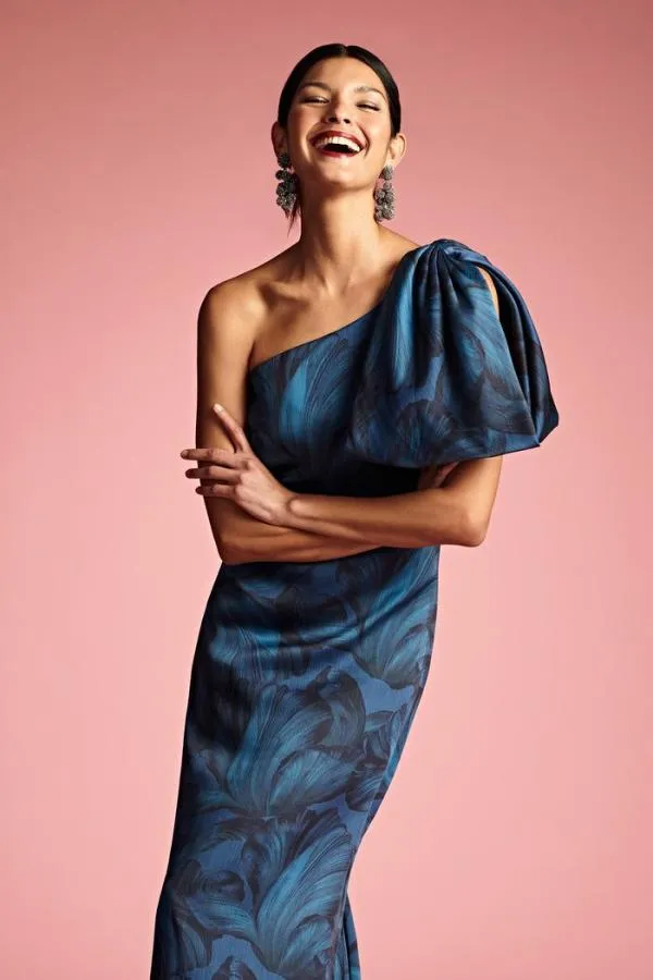 Sachin and Babi Chelsea Gown 8211 Tonal Petal Tonal Petal Women Plus Sizes
