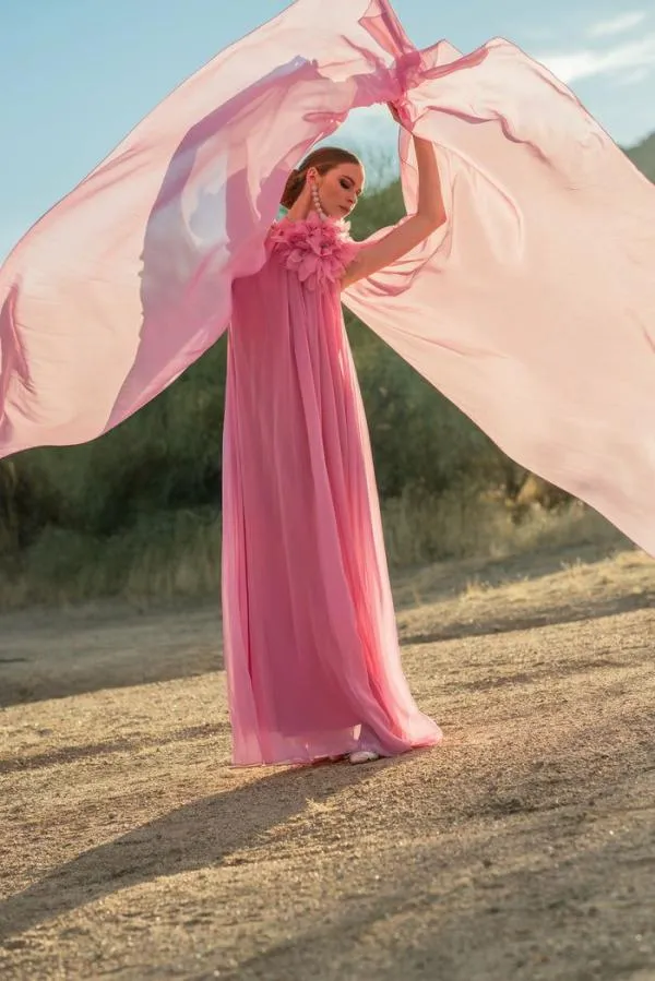 Sachin and Babi Helena Gown 8211 Watermelon Watermelon Women Plus Sizes