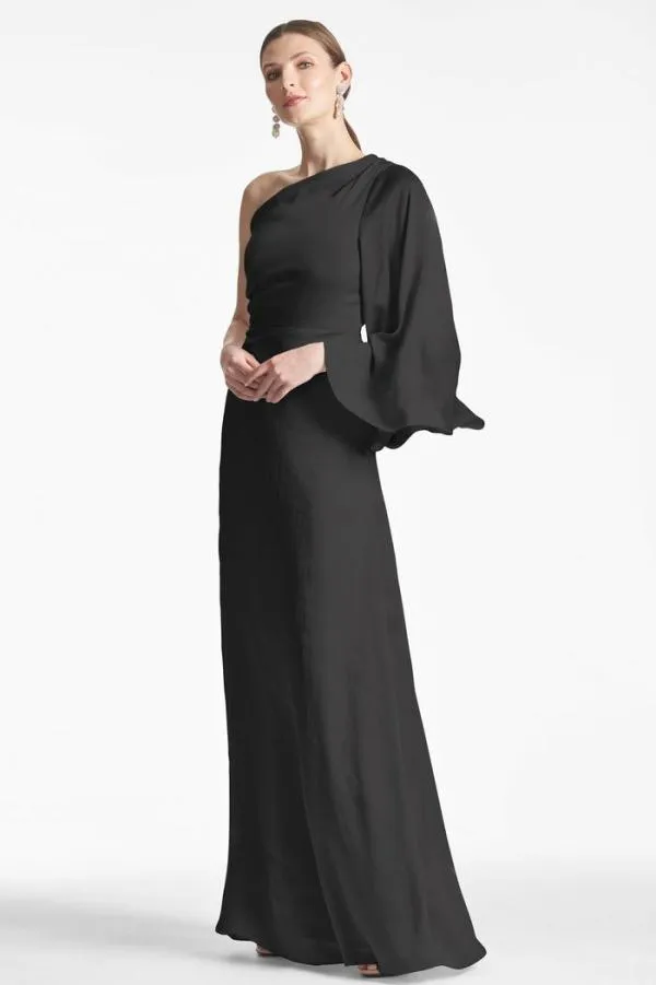 Sachin and Babi Keely Gown 8211 Black Black Women Plus Sizes