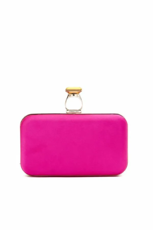 Sachin and Babi On The Rocks Clutch 8211 Cerise Cerise Women Bags